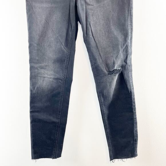 Kut from the Kloth Fab Ab Rachel High Rise Button Fly Mom Jeans Black 0 - Picture 7 of 11